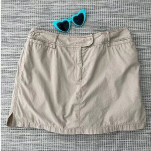 Khakis International Design Tan Skort 14